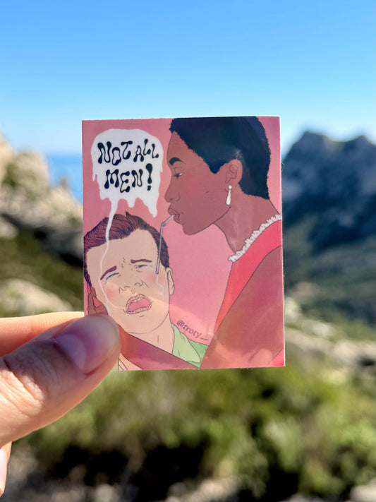 « Not all men » - Sticker