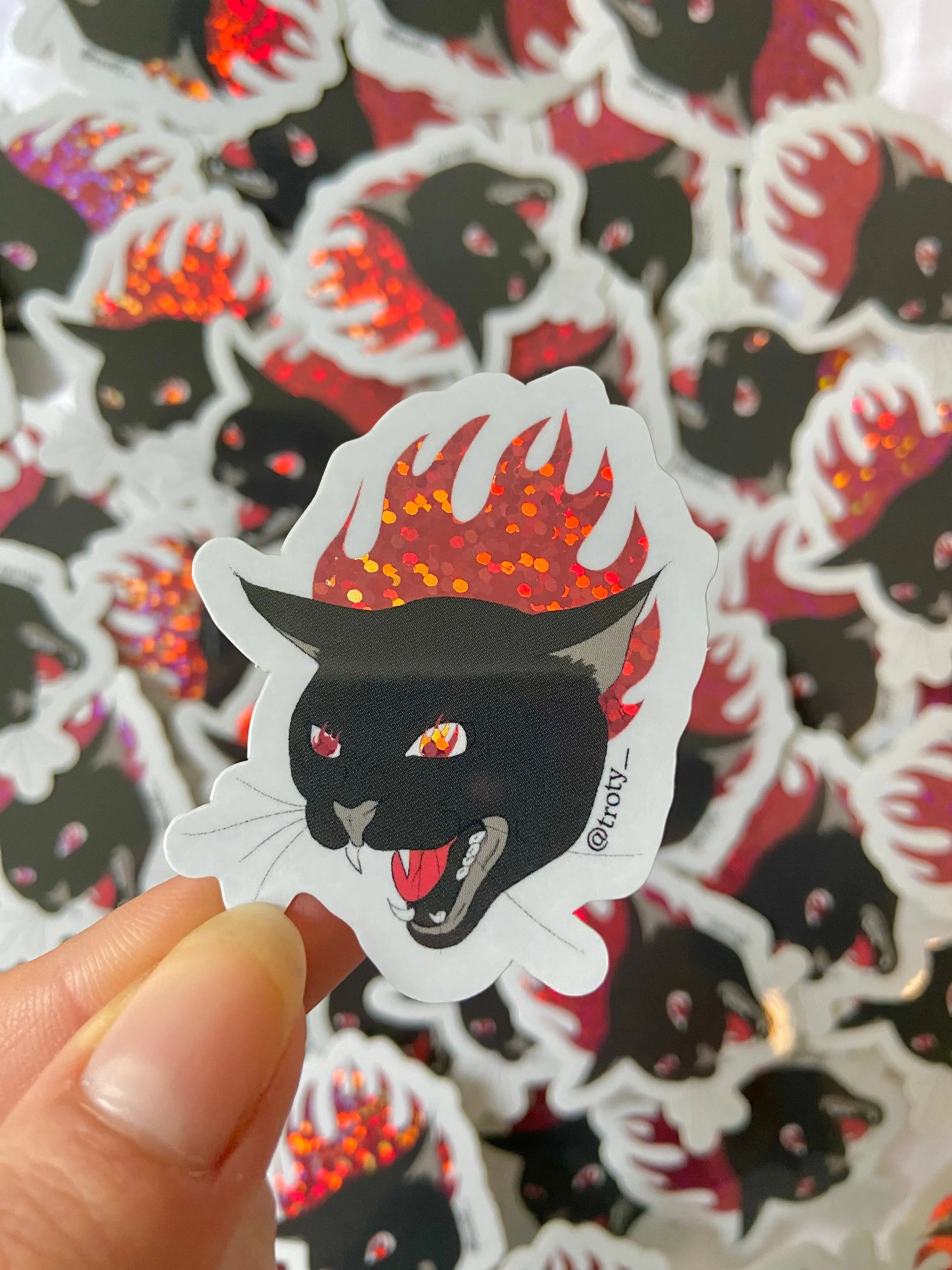 Pussies On Fire - Lot de Stickers Ma boutique