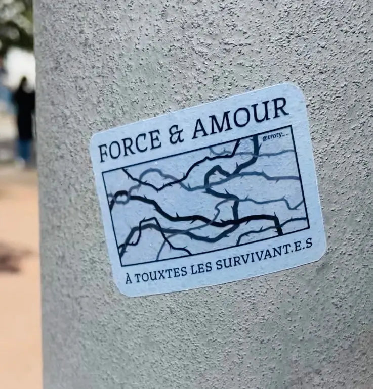 Force & Amour - Sticker Ma boutique