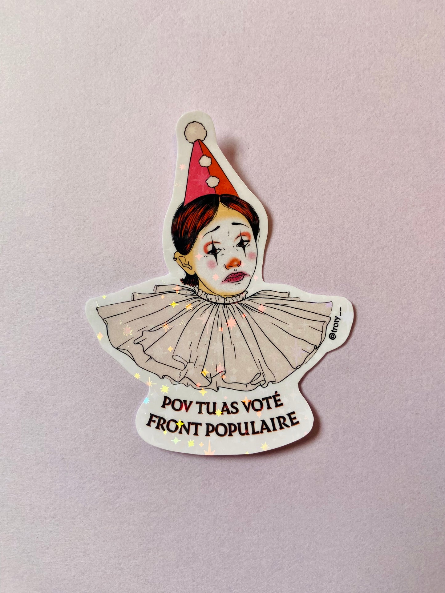 Clown Populaire - Sticker