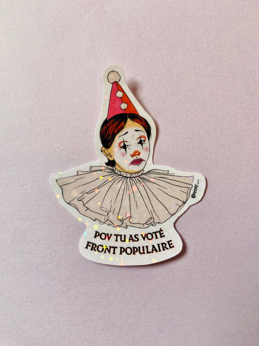 Clown Populaire - Sticker