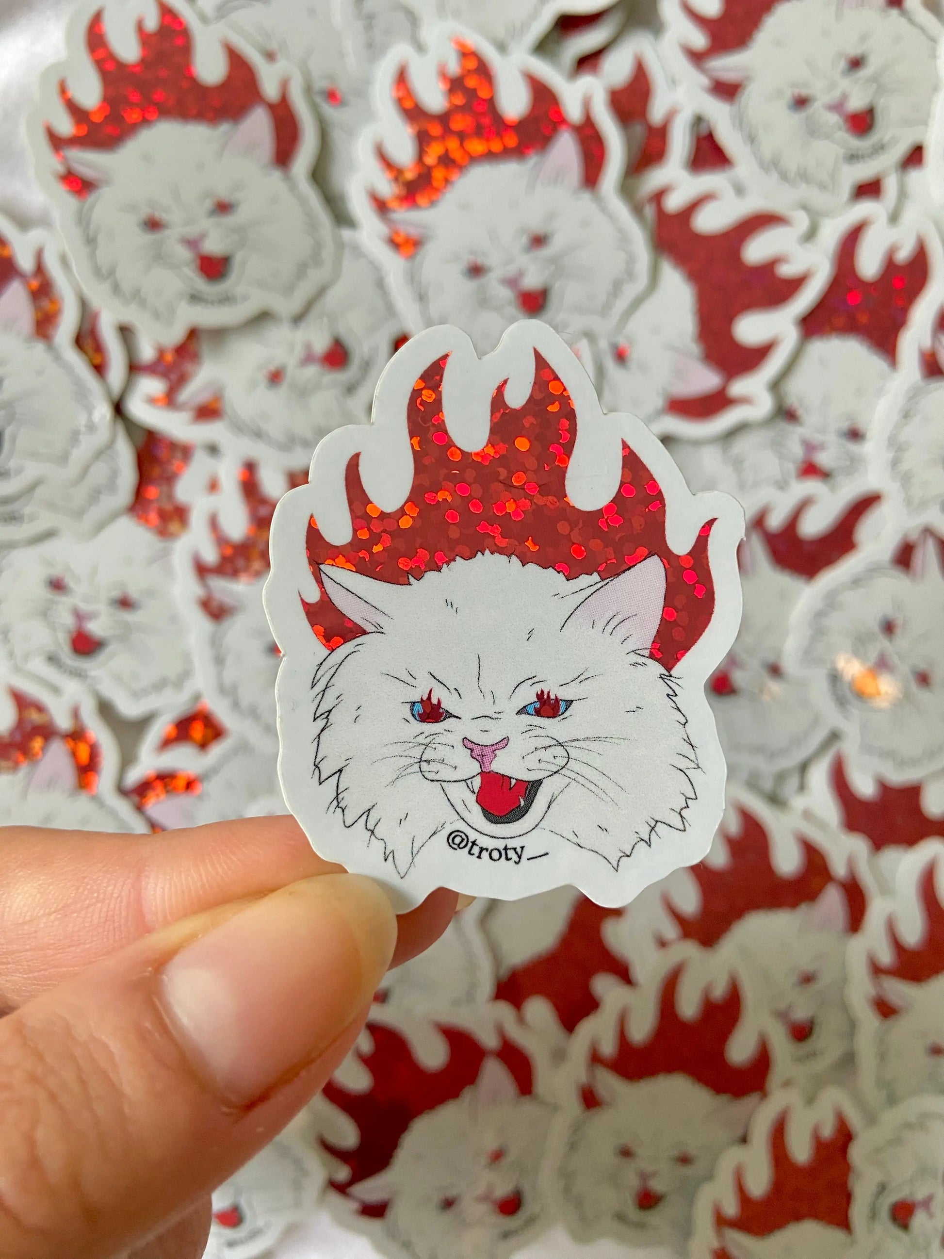 Pussies On Fire - Lot de Stickers Ma boutique