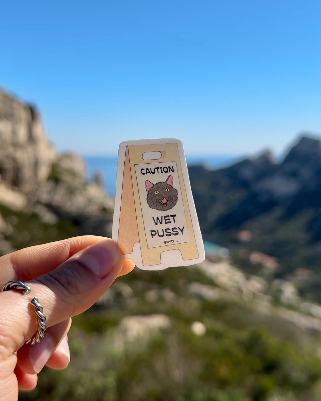 Wet Pussy - Sticker