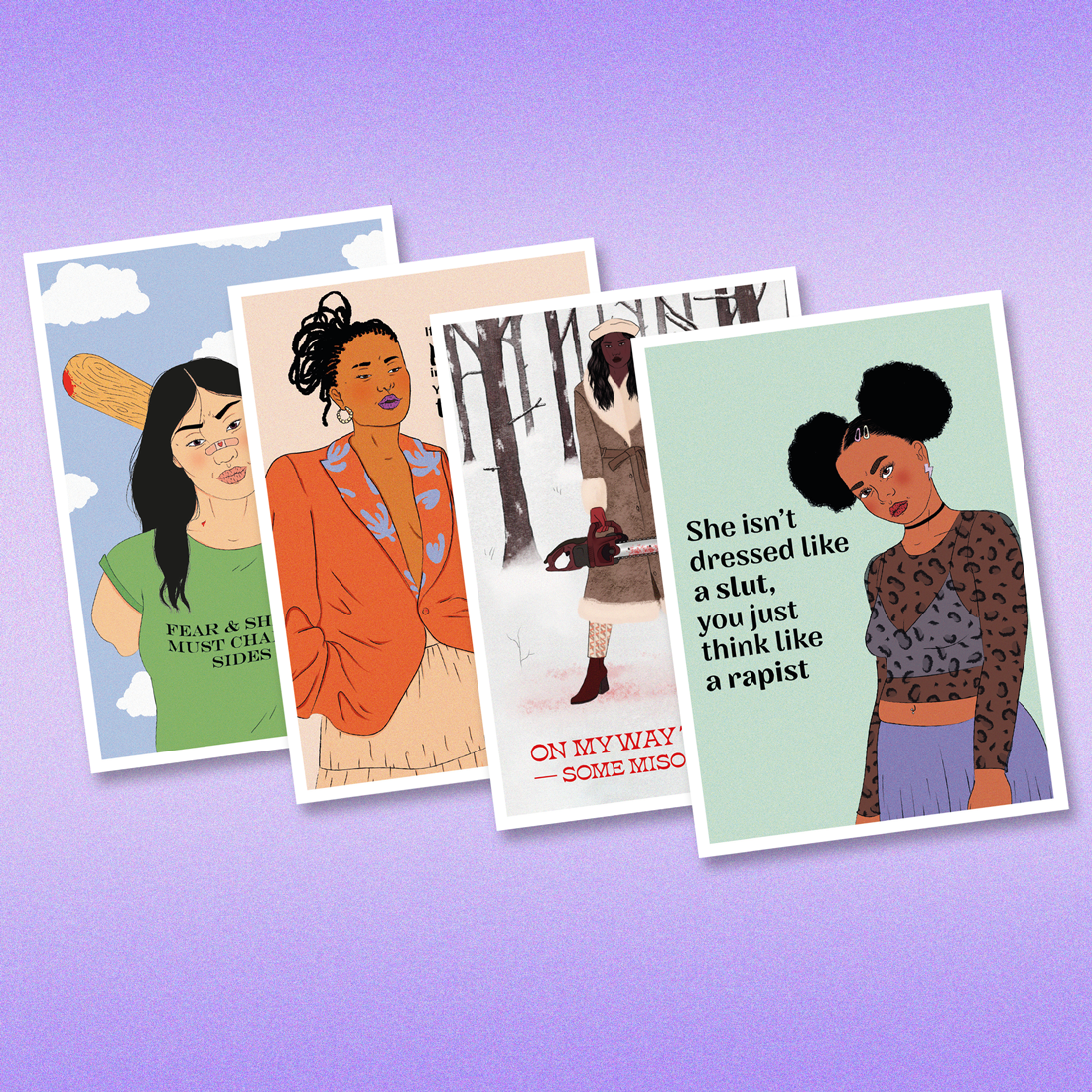 Badass Women Postcards