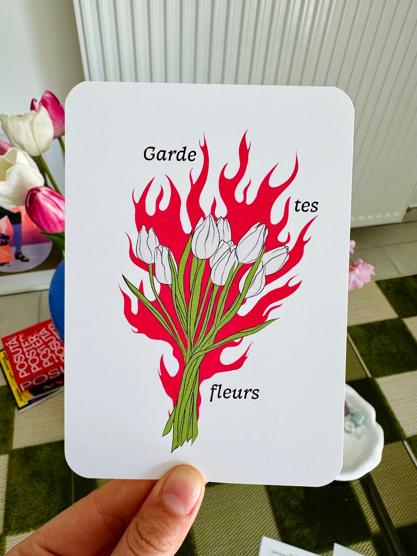 Garde tes fleurs